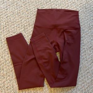 Lululemon Wunder Train 25”, Rust, Sz 4